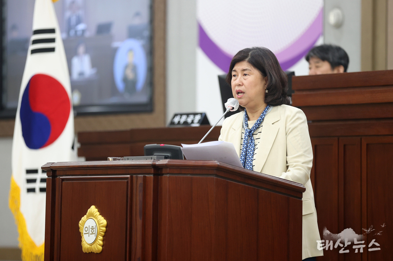 수원특례시의회, 조미옥 의원<br>
“의회 청사 공사중단에 따른 적극적 대책 마련”촉구