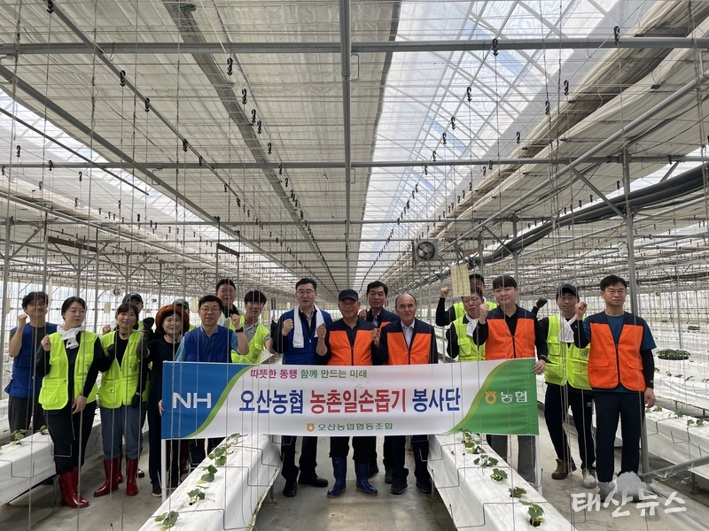농협중앙회 경기본부와 오산시농협(오산시지부·오산농협) 임직원봉사단 20여명은 지난 19일 오산시 갈곶동 소재 오이 농가에서 농촌봉사활동을 펼쳤다.