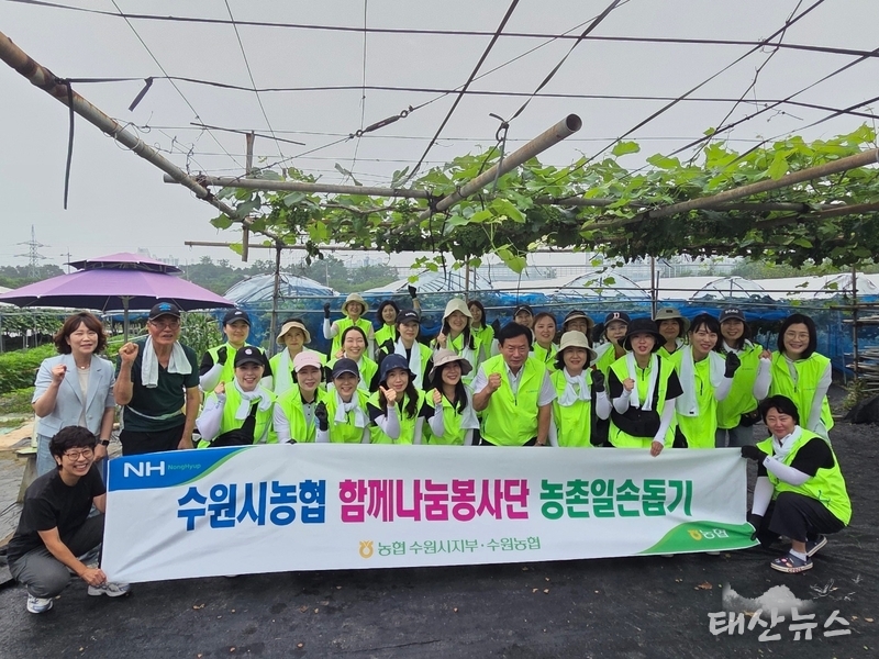 NH농협은행 수원관내 여성책임자회, NH농협 수원시지부, 수원농협 농번기 함께나눔 농촌 일손돕기 실시