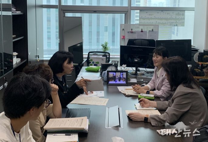 황세주 경기도의원, 사회복지 종사자 처우개선비 확대 등 현장목소리 실무진에 건의