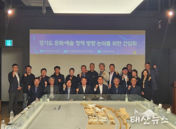 이용욱 의원, 경기도 및 파주시 문화·예술 발전을 위한 간담회 개최