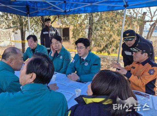 윤충식 경기도의원, 포천시 오발사고 현장 찾아 특별재난지역 지정을 통한 조속한 피해복구 및 재발 방지 대책 마련 촉구