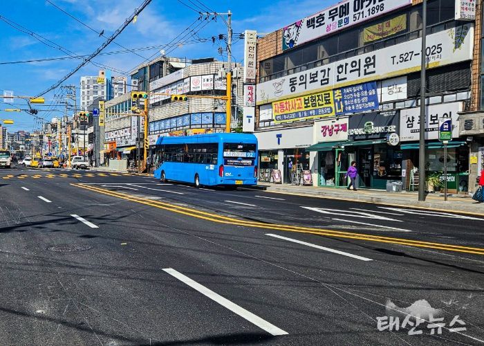 남양주시, 퇴계원 도시계획도로 확장공사 준공
