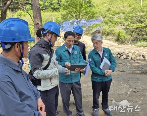 동두천시, 우기철 대비 관내 개발지 및 하천 주변 등 현장점검 실시