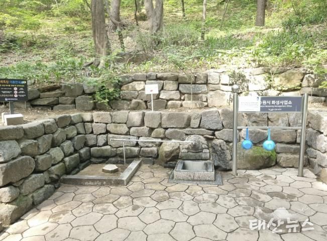 수원시 팔달약수터 수질검사 '적합' 판정, 안심하고 마셔요