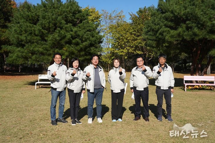 강원도특별자치도립화목원 방문한 평택시의회 산업건설위원회