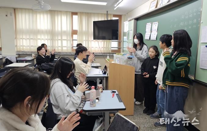 양평서부청소년문화의집 청소년방과후아카데미 ‘별무리’, 멘토링 교류 양서고에 ‘수능 대박’ 응원