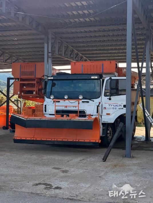 안성시, 2025~2026년 겨울철 도로 제설차량 31대 모집