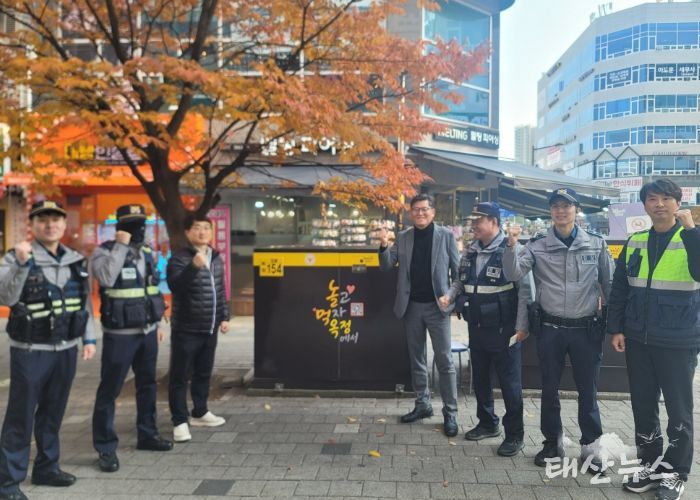 ‘먹고 놀자 옥정에서’… 양주시, 불법광고물 방지 시트로 지역 상권 살린다