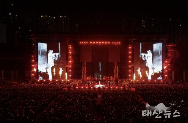 지드래곤 공연 현장(제공=쿠팡플레이)