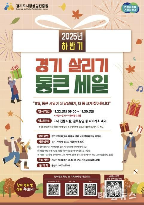 2025년 의왕시 하반기 경기 살리기 통큰세일