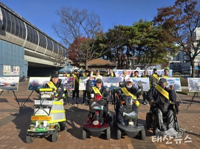 (사)한국교통장애인협회 동두천시지회, 교통사고 줄이기 캠페인 전개