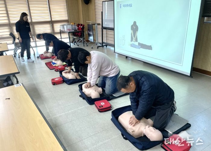 여주도시공사, 교통약자 응급상황 대비 “심폐소생술·자동심장충격기 교육” 실시