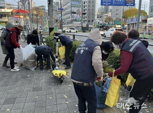 수원시 팔달구 지동, 겨울철 재난 대비 환경정비 활동 실시