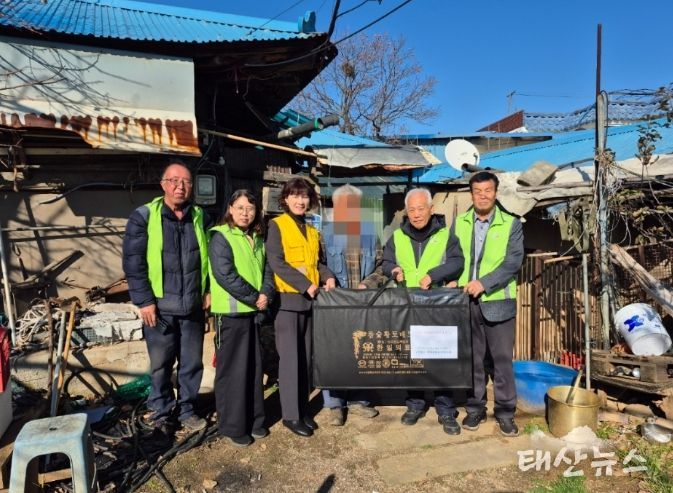 청북읍 지역사회보장협의체, 복지 사각지대 소외계층에 ‘겨울나기’ 계절 물품 지원