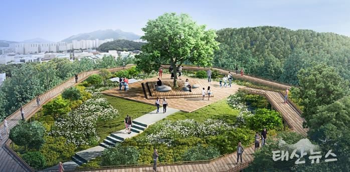 추동 숲정원 하늘마당 조감도