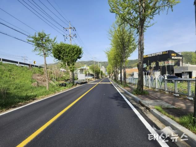 용인특례시 처인구 포곡읍이 지역내 10개 주요 도로 재포장 공사를 마무리했다.