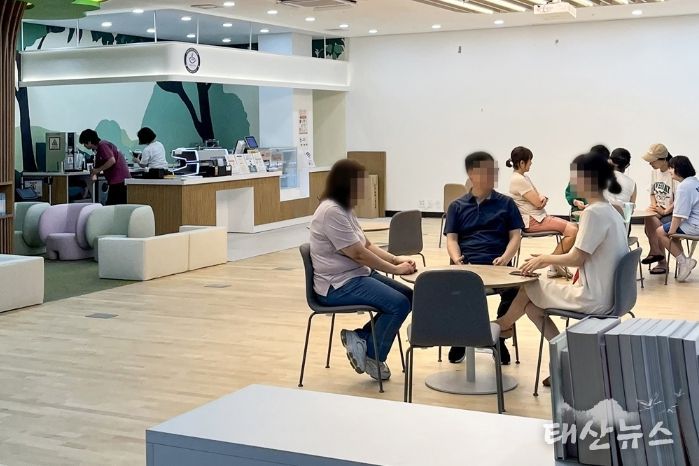 신곡1동 주민센터 카페