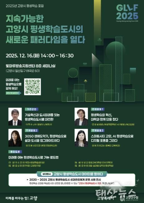 ‘2025 고양시 평생학습 포럼(GLLF 2025)’홍보문