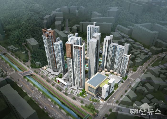 양지마을 주거재생혁신지구 사업 조감도