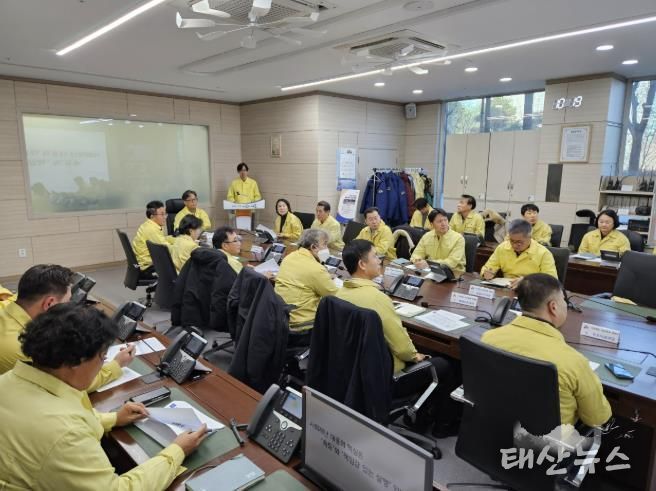 사회재난 대응체계 설명회 현장