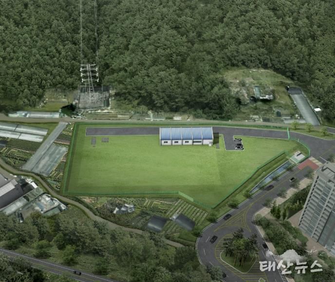 하안동에 설치되는 하수저류시설 조감도