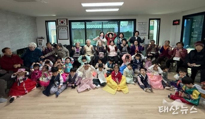 오산시 중앙동, 시립미래클어린이집 원아들 경로당 방문