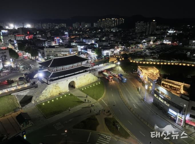 수원 장안문 일원의 실제 전경