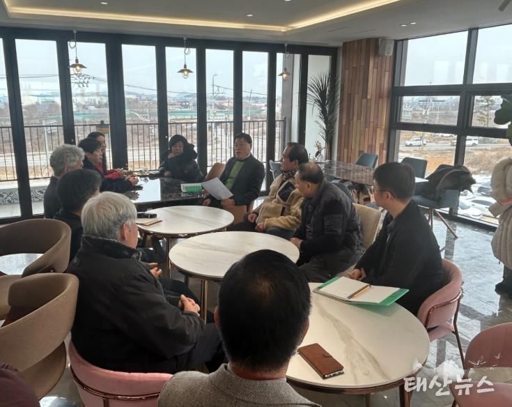 평택시 안중출장소, 서부지역 5개 읍면 단체장과 간담회 개최